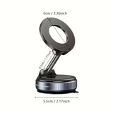 MagLock Ultra: 360° Retractable Vacuum Car Phone Holder