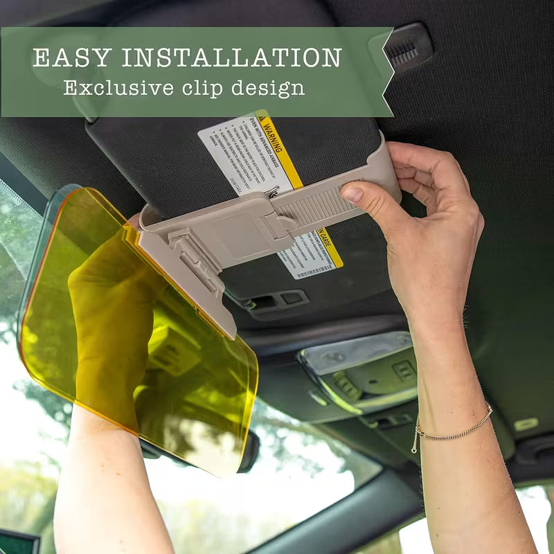 Adjustible Car Sun Visor (Dual Vision HD Day-Night )