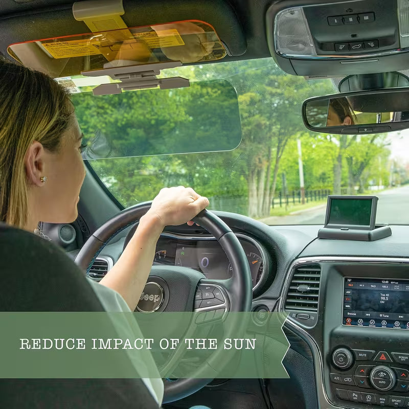 Adjustible Car Sun Visor (Dual Vision HD Day-Night )