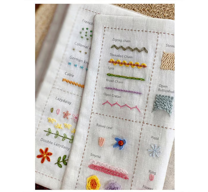 Embroidery Book with 143 different stitches