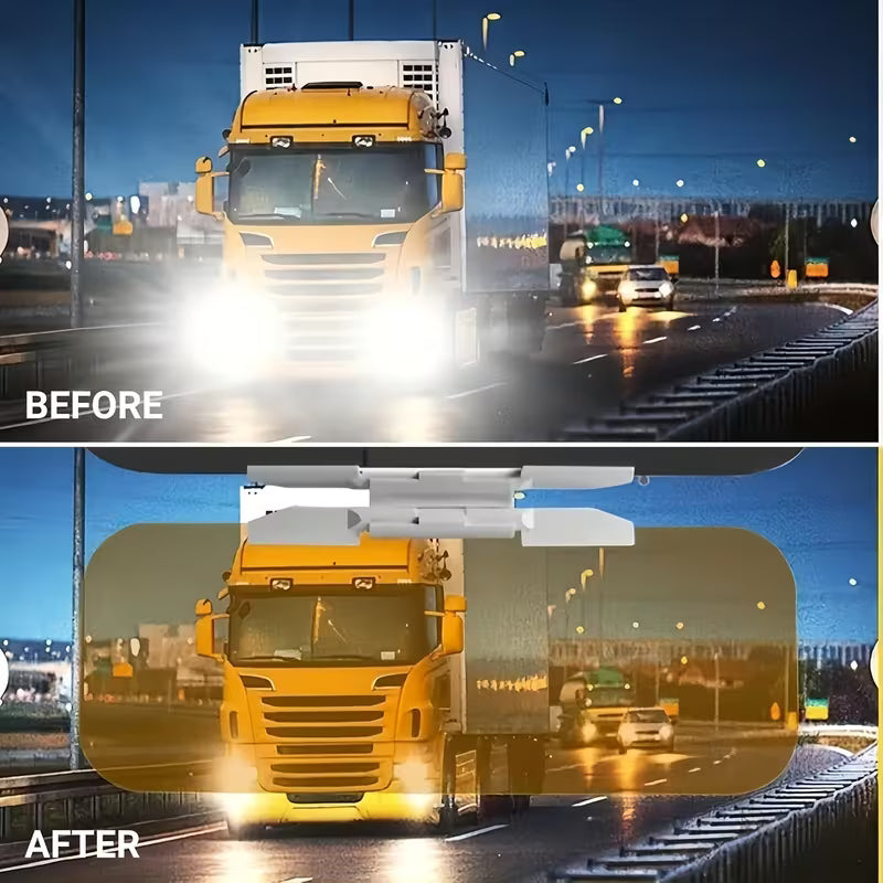Adjustible Car Sun Visor (Dual Vision HD Day-Night )